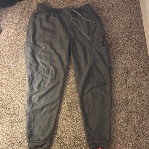 Fabletics Women’s Gray Jogger Scrub Pants